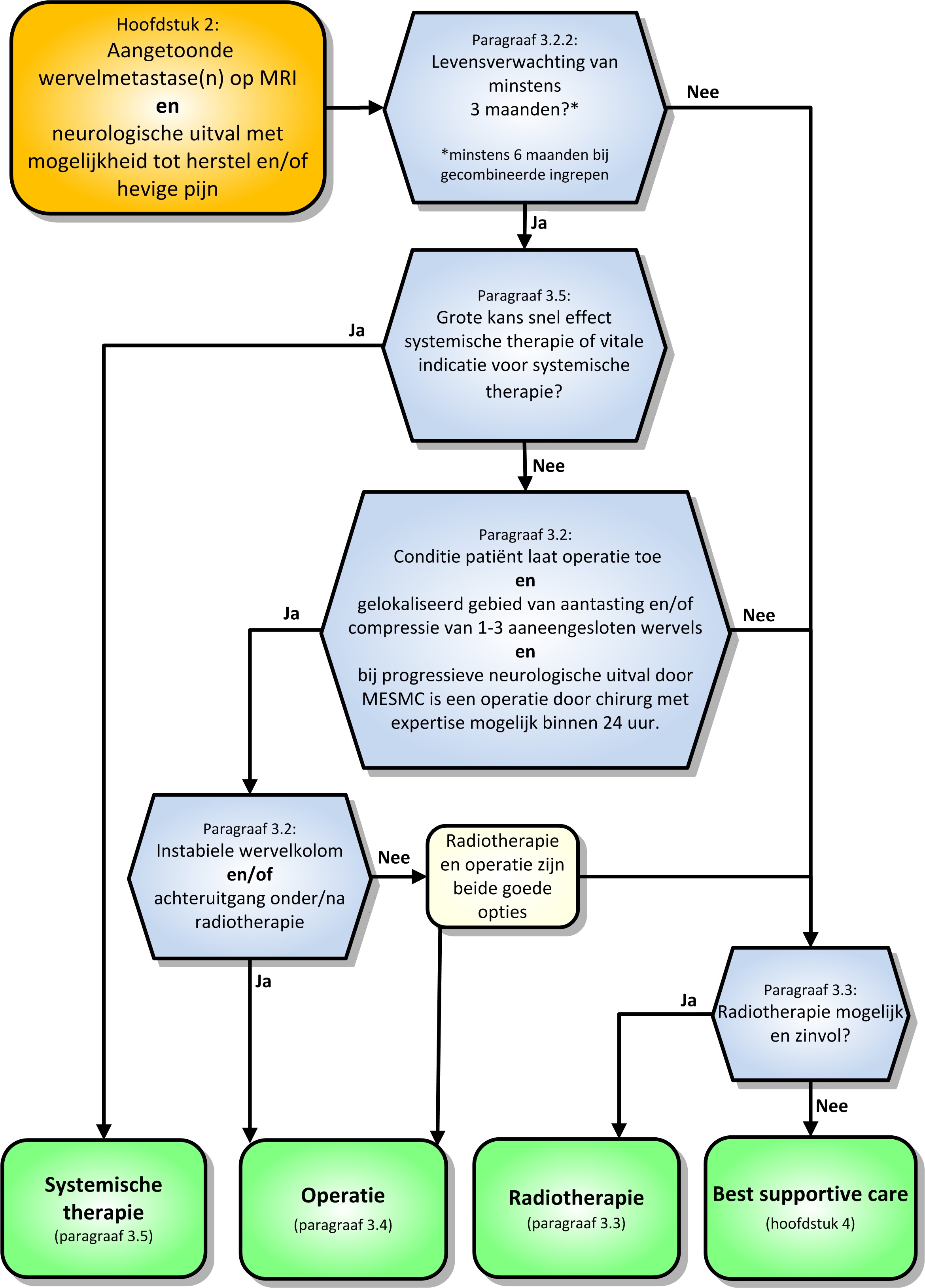 Wervelmetastasen - Behandelfase - Richtlijn - Richtlijnendatabase